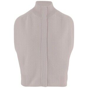 Sa Su Phi Pink Cashmere High-Neck Sleeveless Sweater - NWT